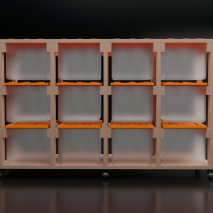 Store More with Style: 12 Totes (3×4)